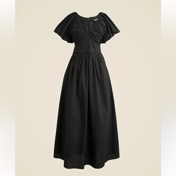 J. Crew Collection Cecily Dress in Cotton poplin NWT with pockets - Picture 1 of 8